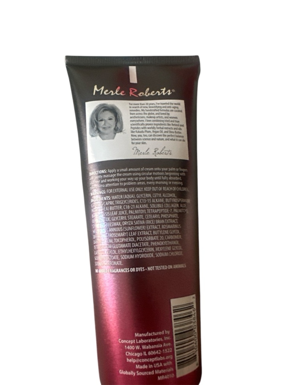 Merle Robert’s Crepey Skin Firming Body Cream 8fl oz New - Picture 2 of 3